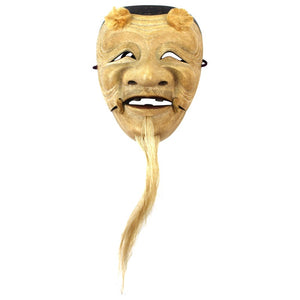 Japanese Meiji Noh Mask of Okina (6719948947613)