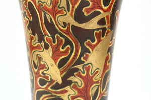 Japanese Meiji Satsuma Vase with Golden Fish Motif middle (6719948980381)