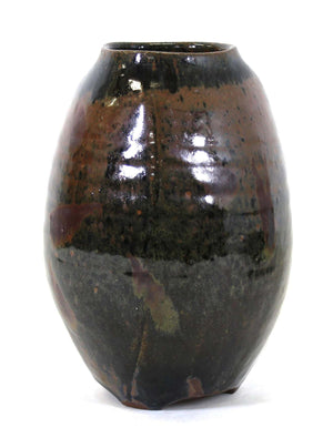 Japanese Mid-Century Modern Studio Pottery Vase (6720066027677)