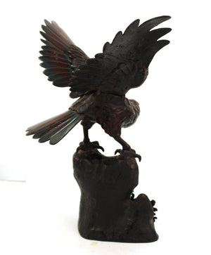 Japanese Taisho Bronze Eagle (6719949045917)