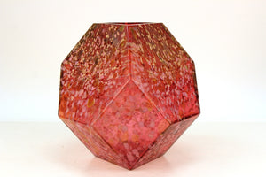 John Torreano Modern Faceted Geometric Art Glass Sculpture or Vase side (6719873646749)