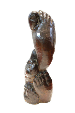 Jose de Creeft Carved Wood Sculpture of Feet (6719756435613)