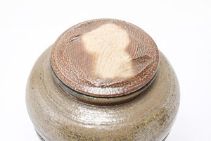 Karen Karnes Mid-Century Modern Stoneware Art Pottery Covered Jar top (6719955370141)