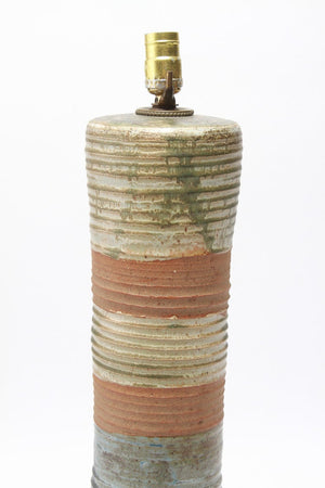 Karen Karnes Mid-Century Modern Stoneware Art Pottery Table Lamp (6719955828893)