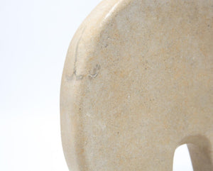 Kelly 'Nitushi' Byars Native American Polar Bear Hardstone Sculpture detail (6719955763357)