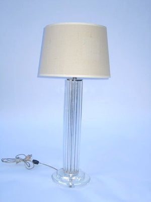 Modern Classical Lucite Column Lamp (6719548555421)