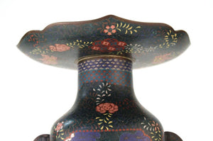 Late Meiji Period Cloisonné Vase top (6719935217821)