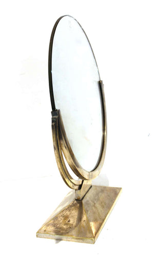 Maison Desny Attributed French Art Deco Round Tabletop or Vanity Mirror (6719973589149)