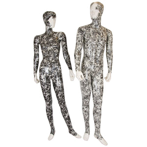 1990's Pair of Male and Female Sculptural Mannequins (6719653904541)