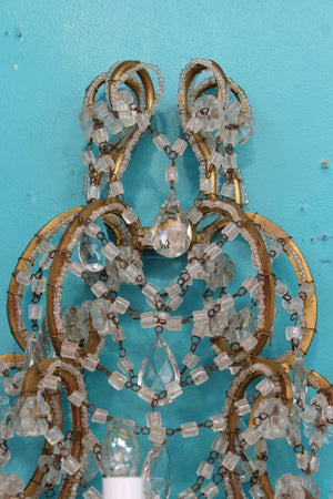 Marie-Antoinette Crystal and Beaded Sconces  Top (6719805030557)