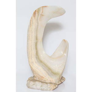 Mario Guti Mid-Century Modern Carved Onyx Biomorphic Sculpture (6719980994717)