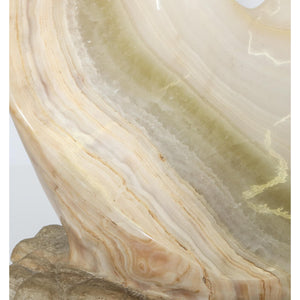 Mario Guti Mid-Century Modern Carved Onyx Biomorphic Sculpture (6719980994717)