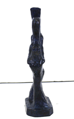 Marvin Bell Modern Abstract Bronze Sculpture Of Embracing Couple (6720015368349)