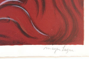 Meyer Lazar Lithograph "Orthodox Man with Sun and Red Wave" Signed and Numbered (6719765381277)
