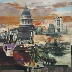 Michel Rodde Oil Painting "Hommage A Paris" (6719765053597)
