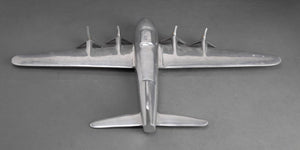 Mid-Century Modern Aluminum Airplane Model bottom (6719953698973)