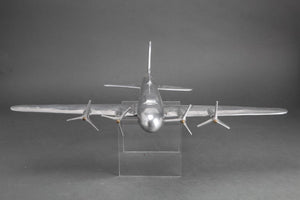 Mid-Century Modern Aluminum Airplane Model front 2 (6719953698973)