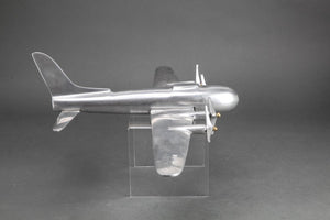 Mid-Century Modern Aluminum Airplane Model side 3 (6719953698973)