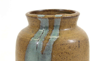 Mid-Century Modern Glazed Studio Pottery Vase (6720066977949)