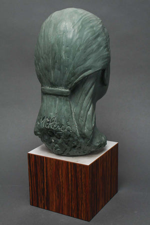 Mid-Century Modern Sculpture Bust of a Young Girl  (6719966085277)