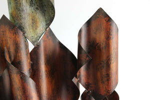Modern Abstract Metal Sculpture in Style of Curtis Jere (6719962218653)