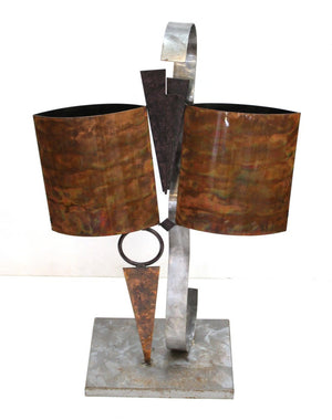 Modern Abstract Metal Tabletop Sculpture top (6719954354333)