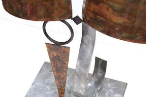 Modern Abstract Metal Tabletop Sculpture center (6719954354333)