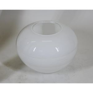 Modern Minimalist White Glass Vase (6720042336413)