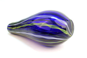 Modern Murano Studio Art Glass Vase with Twisted Stripes Motif base (6719952060573)