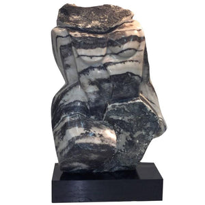 Modernist Picasso Style Sculpted Marble Nude Torso (6719895273629)