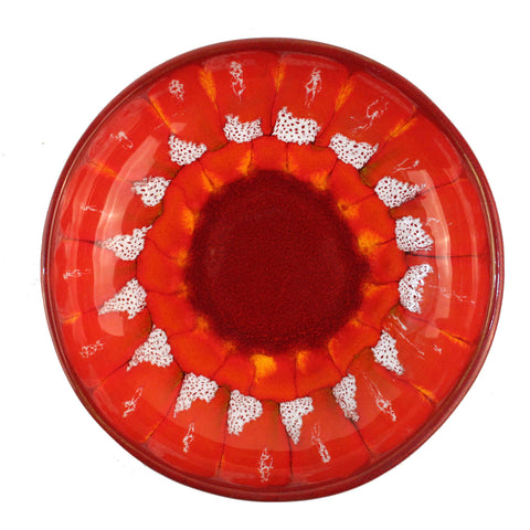 Modernist Red Glaze Porcelain Bowl