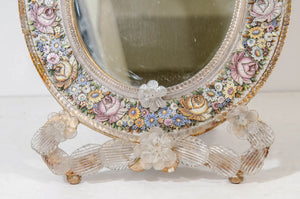 Venetian Micro Mosaic Table Mirror; Mid 19th Century (6719666389149)
