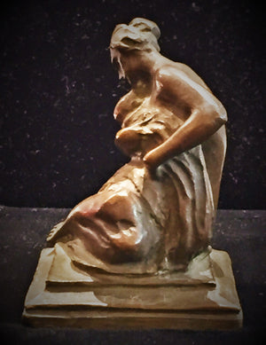 Robert Aitken American Art Deco Bronze Sculpture of Mother and Child (6719750897821)