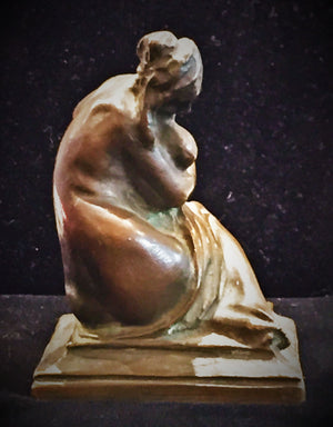 Robert Aitken American Art Deco Bronze Sculpture of Mother and Child (6719750897821)