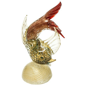 Murano Glass Gold Fleck Fish (6719895044253)