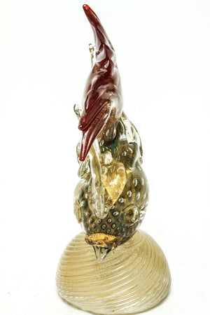 Murano Glass Gold Fleck Fish (6719895044253)