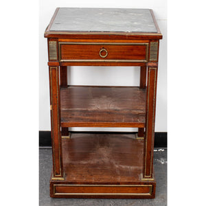Neoclassical Style Mahogany Etagere Table (6923096227997)