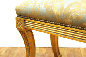 Neoclassical Revival Style Giltwood Bench (6720017596573)