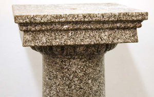 Neoclassical Style Faux-Painted Terracotta Pedestal (6719966609565)