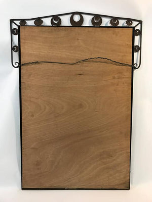 Iron Wall Mirror in the Manner of Oscar Bach (6719826722973)