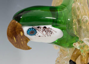 Sculpture of a Parrot in Murano Glass (6719621726365)