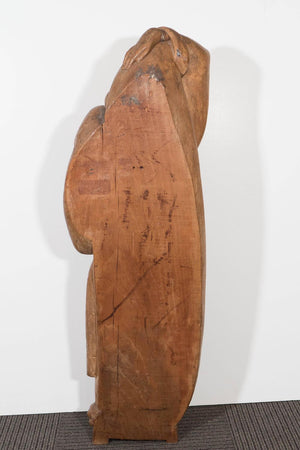 Albert Wein Attributed Modernist Sculpture of a Standing Female (6719680184477)