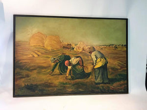 Paul Graziano after Jean- Francois Millet 'The Gleaners' Oil on Canvas Painting (6719895568541)