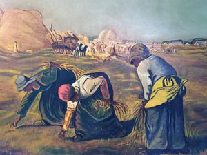 Paul Graziano after Jean- Francois Millet 'The Gleaners' Oil on Canvas Painting (6719895568541)