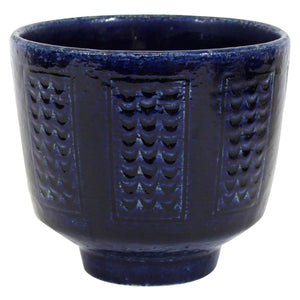Per Linnemann-Schmidt for Palshus Danish Mid-Century Modern Blue Ceramic Bowl (6720065765533)