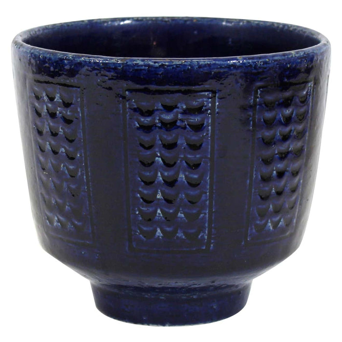 Per Linnemann-Schmidt for Palshus Danish Mid-Century Modern Blue Ceramic Bowl