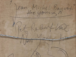 Peter Keil Cubist Expressionist Oil Painting of Jean-Michel Basquiat signature (6719850119325)