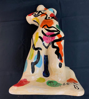 Peter Keil Expressionist Painted Fiberglass Sculpture (6719927025821)