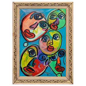 Peter Keil Expressionist Portrait Painting of The Beatles In Hamburg (6719927124125)