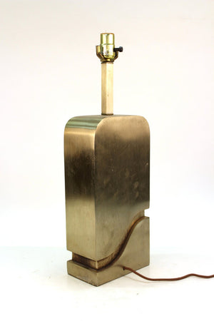 Pierre Cardin Modern Metal table Lamp front  (6719933382813)